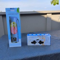 Juicer Cup And LED Magnifier Glasses 