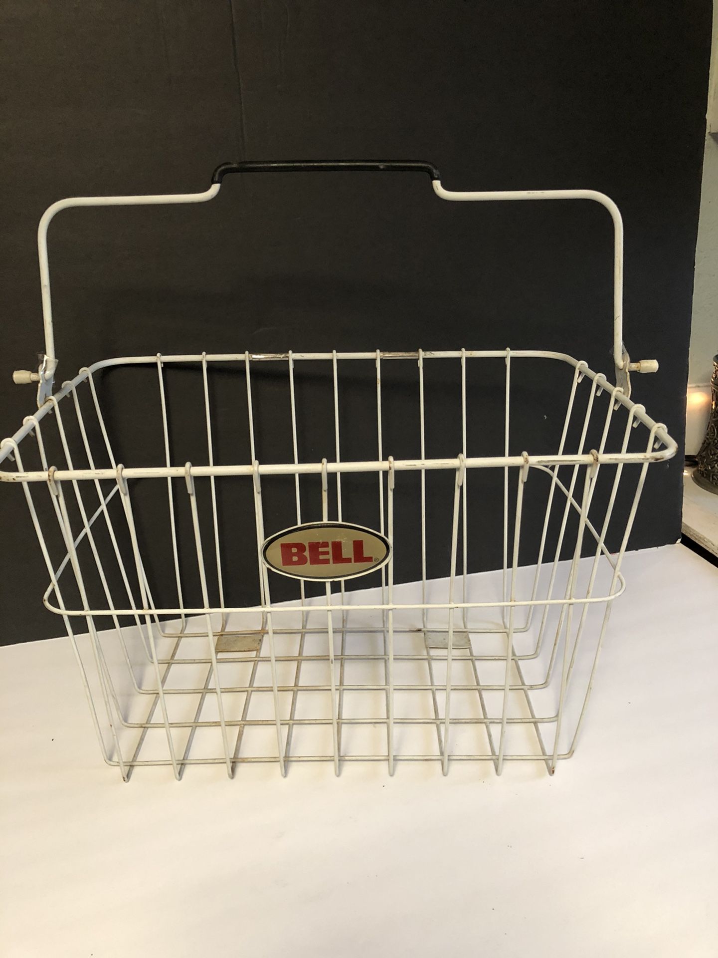 Vintage Bell Trailer metal basket