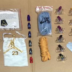 Nike Air Jordan Accessories Keychain Laces Locks 
