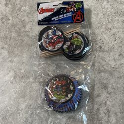 Avenger Cupcake Case & Picks