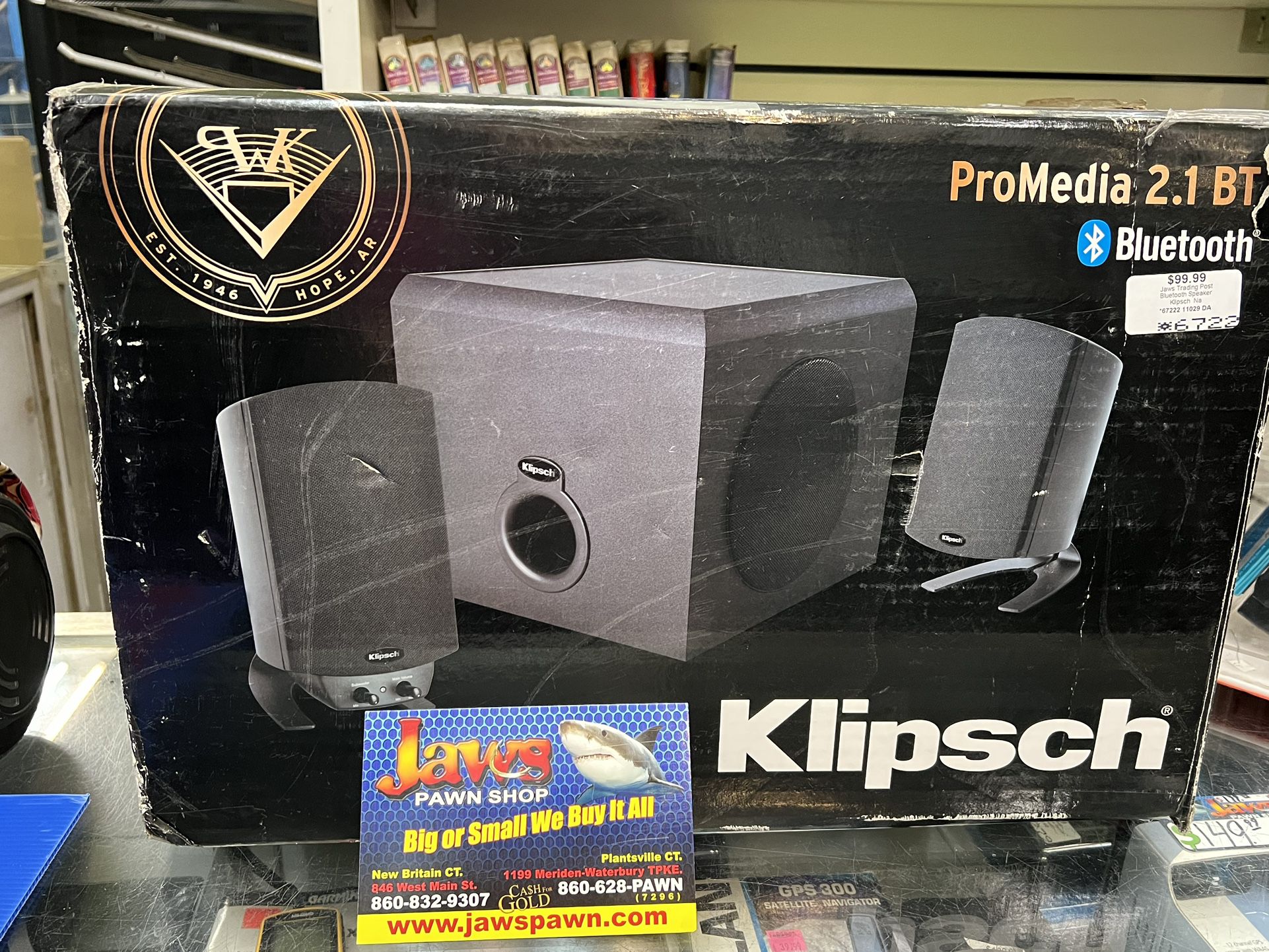 Bluetooth Klipsch speakers pick up only 