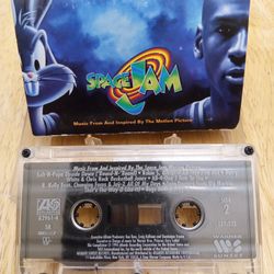 Vintage Space Jam Soundtrack Cassette 1996