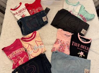 Kids girls 8,10,12,14 True Religion 3/pieces set