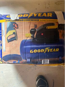 Good year 3 gallon oil free horizon compressor