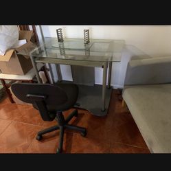 Computer Desk With Chair 