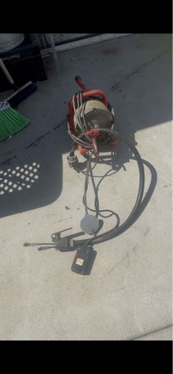 Ridgid Electric Drain Cleaning Snake Machine