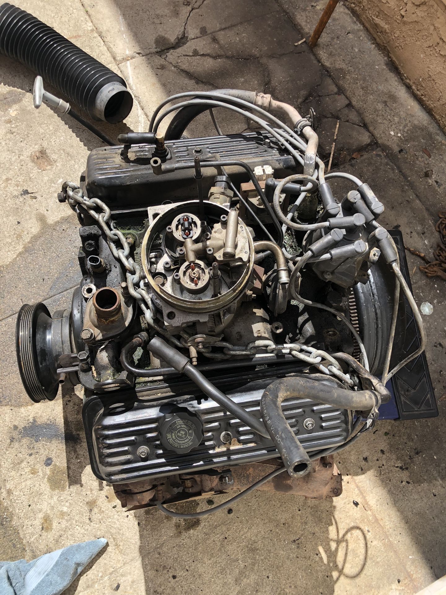 Running 4.3 Chevy V6 engine