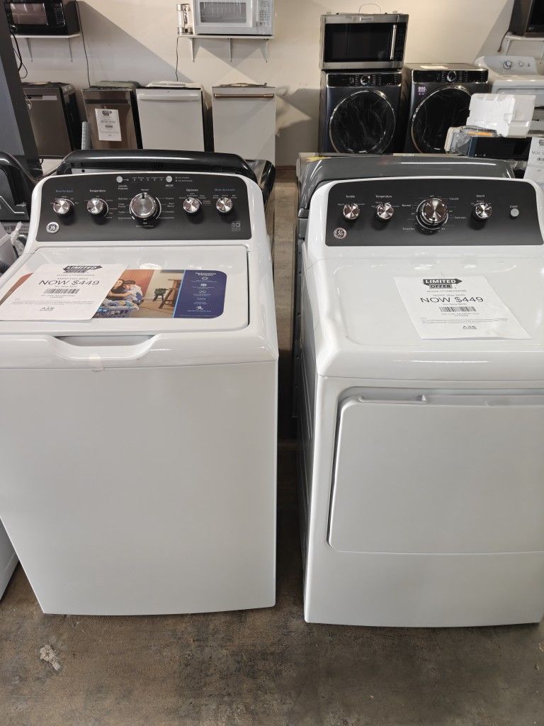 GE washer and dryer set  