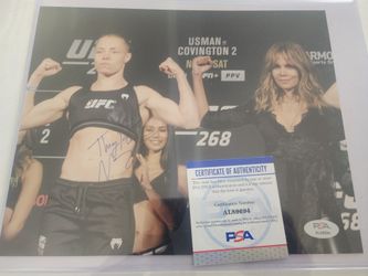 UFC Rose Namajunas Signed Picture