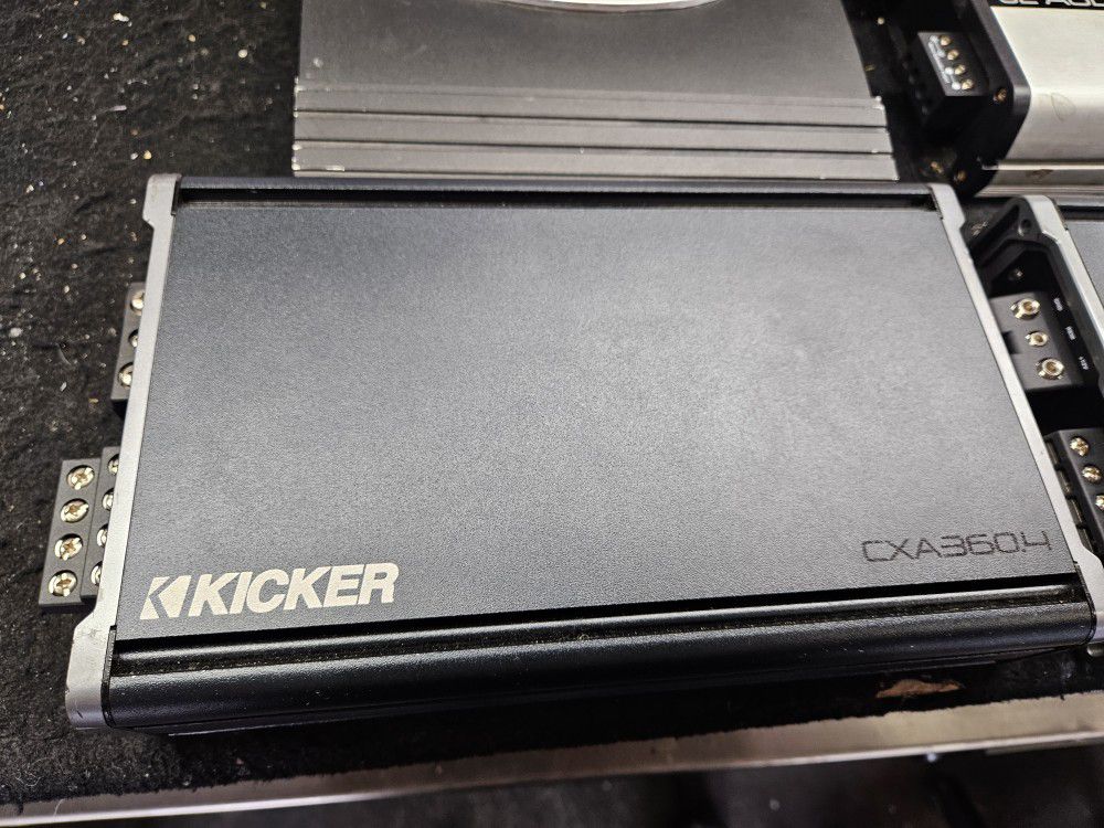 Kicker 4 Ch Amp.  Kicker 4 Channels Amplifier 