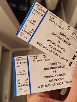 2 Tickets for Orlando Magic