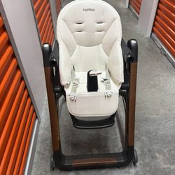 Peg Perego Siesta Ambiance High Chair - Premium Wood Legs!