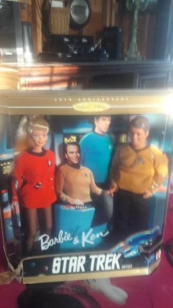 30th anniversary collector edition barbie and ken star trek