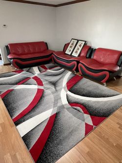 Red Living Room Set