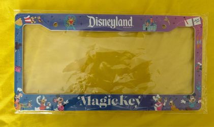 Disneyland Magic Key Licence Plate Frame