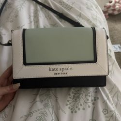 Kate Spade Cameron Colorblock Convertible Crossbody Bag Clutch Tote Multicolor.