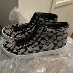 Coach High Top Shoes  Size 9.5B Women Or 8 Men