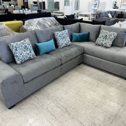 New Grey Sectional 