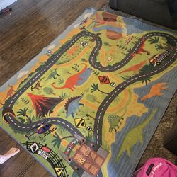 Dinosaur rug