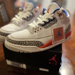 JORDAN 3s RETRO “KNICKS”