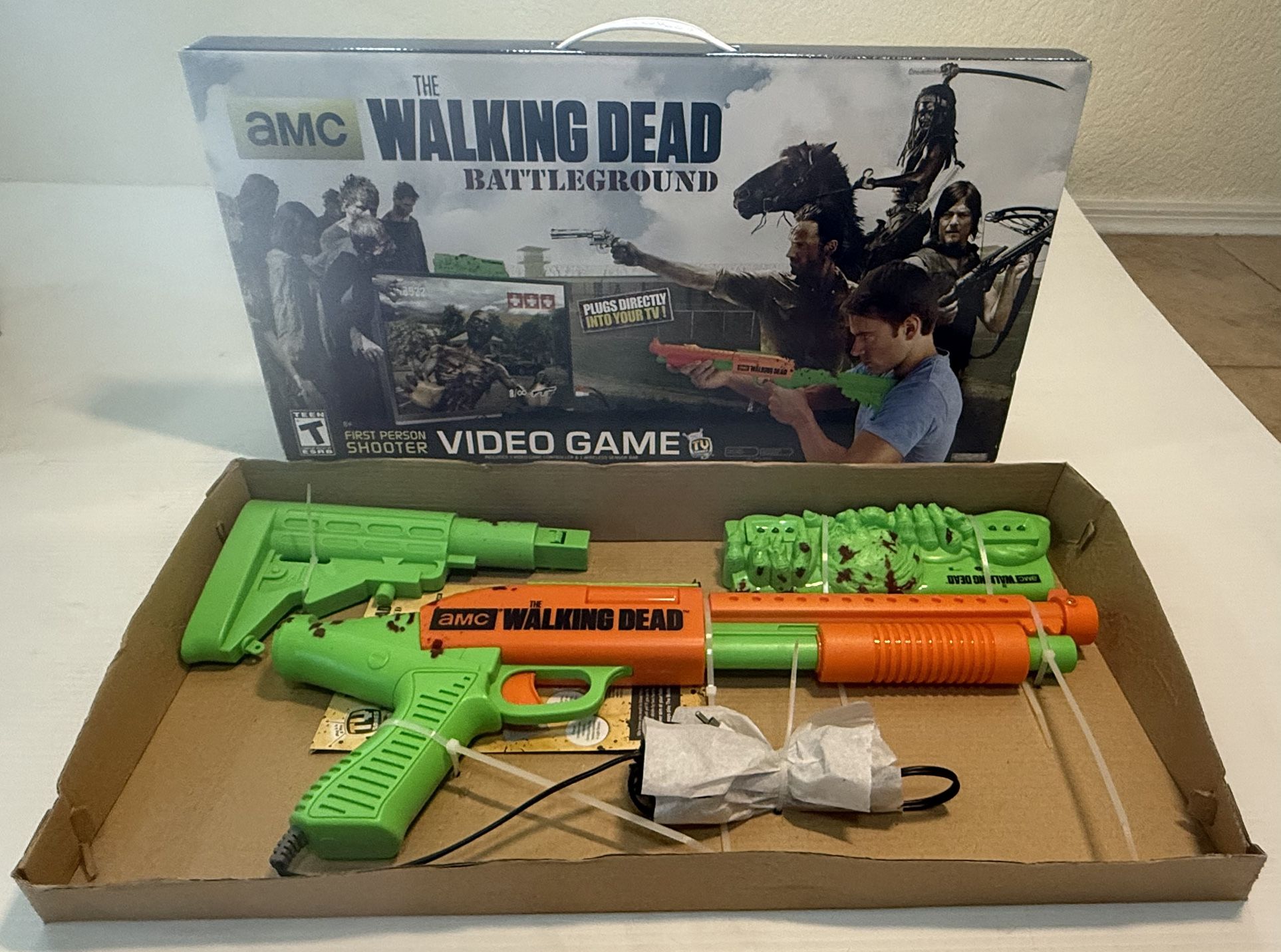 The Walking Dead Battleground Video Game Plug N Play Crossbow Edition New