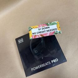 Powerbeats Pro Bluetooth Headphones New - Pay $1 today and pay the rest later -