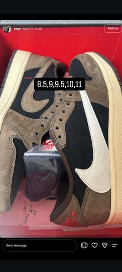 Travis Scott Air Jordan 1 Low OG Sneakers
