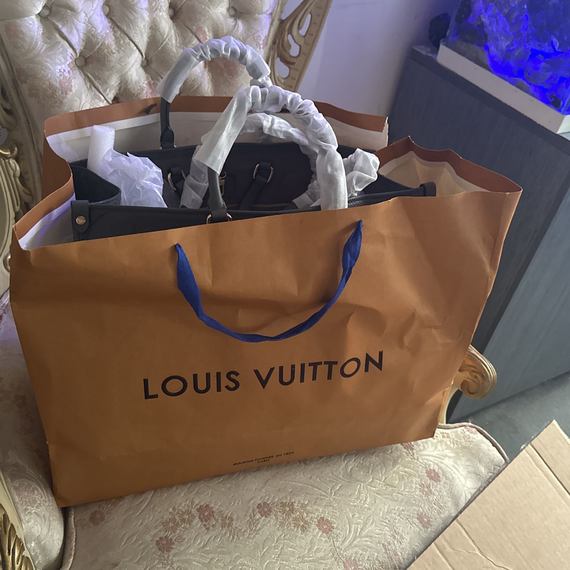Louis Vuitton  leather handbag
