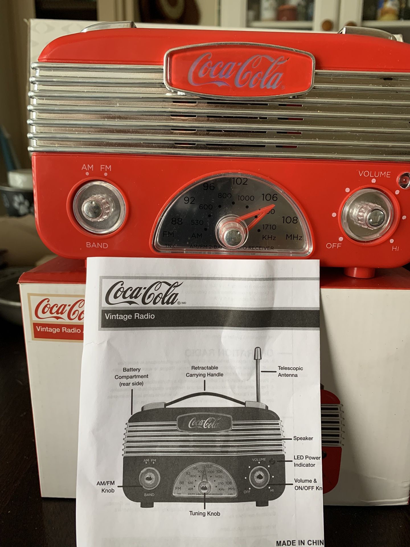 Coca-cola Vintage Retro Radio