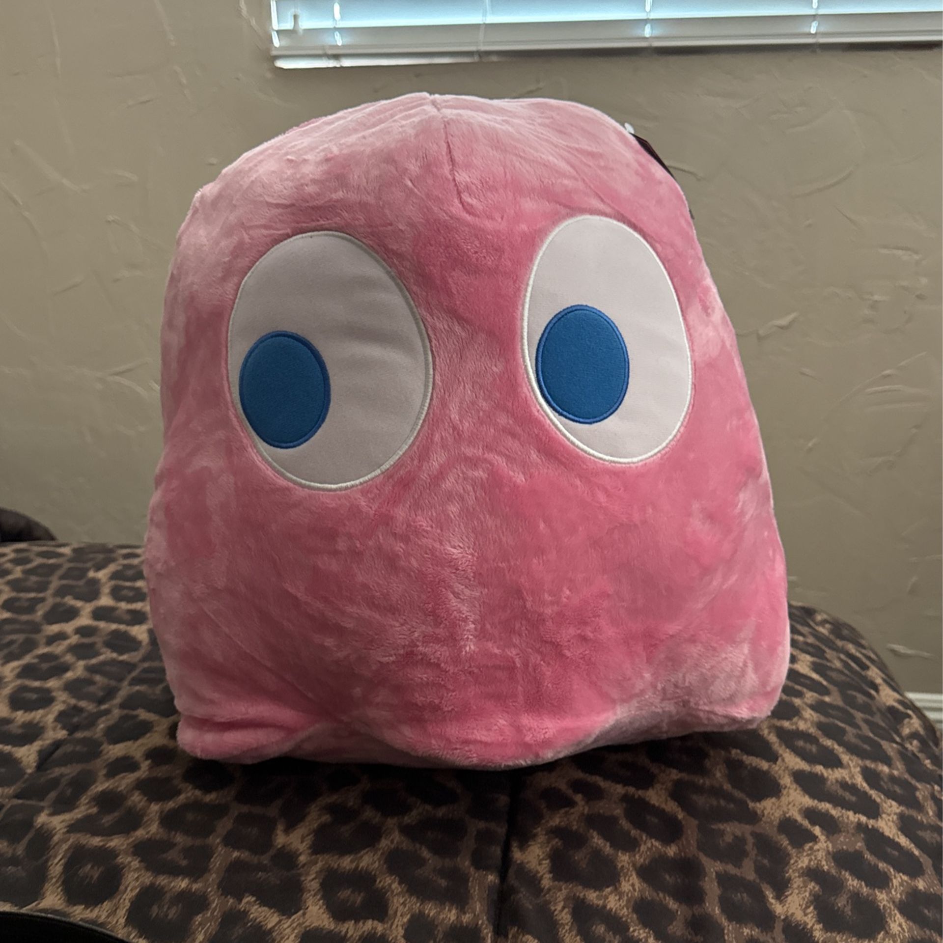 14” PAC-MAN Pinky Ghost Plush