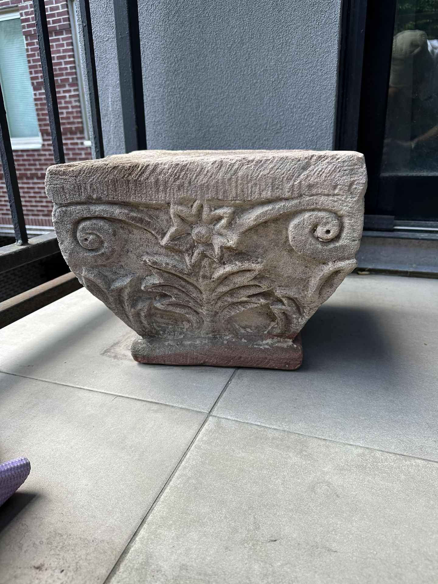 Old Capital For Coffee Table Base