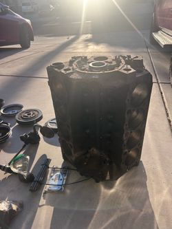Small block Chevy parts.