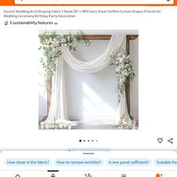 Wedding Arch Draping