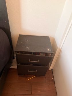 Black Bedroom Set – Bed Frame, Dresser, Mirror & Nightstand – CHEAP!