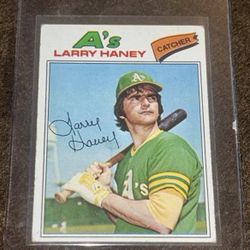 Larry Haney 1977 Topps