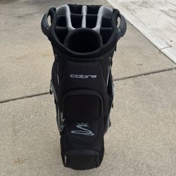 Cobra XL Men’s Golf Stand Cart Bag Black - 14 Divider 