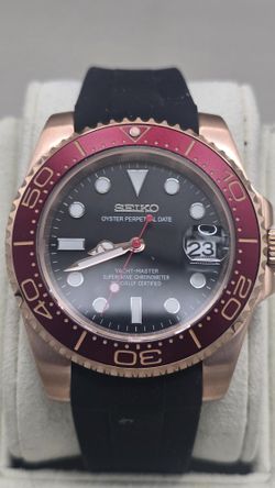 Custom Built Modded watch With Seiko Nh35 Movement. IRON MAN