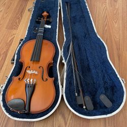 Glaesel Shop Violin Half Size v130e2 with Carrying Case