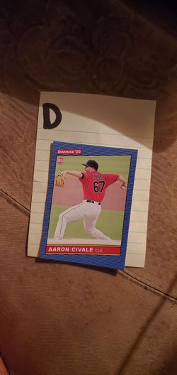 Aaron civale baseball card