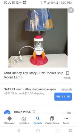 Toy story Buzz lighter 🚀 space disney vintage lamp