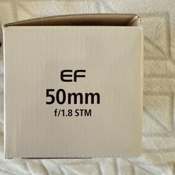 Canon EF 50mm f/1.8 STM lens
