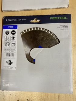 New Festool 6 1/4” Blades For Tracksaw
