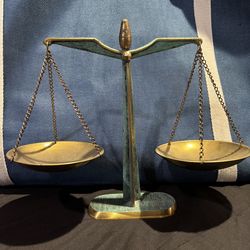 Vintage Brass Balance Scale