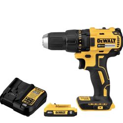 DEWALT 20V MAX Cordless Drill Driver Set, 1/2 Inch Electric Drill, 2 Speed, XR 2.0 Ah Battery and Charger Included