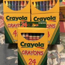 Crayola Crayons - 3 Boxes 