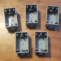 Single-Gang FSC Non-Metallic PVC Box
