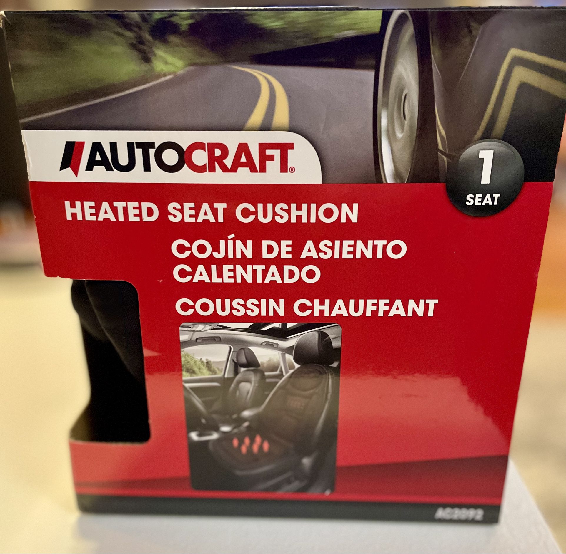 AutoCraft Heated Seat Cushion
