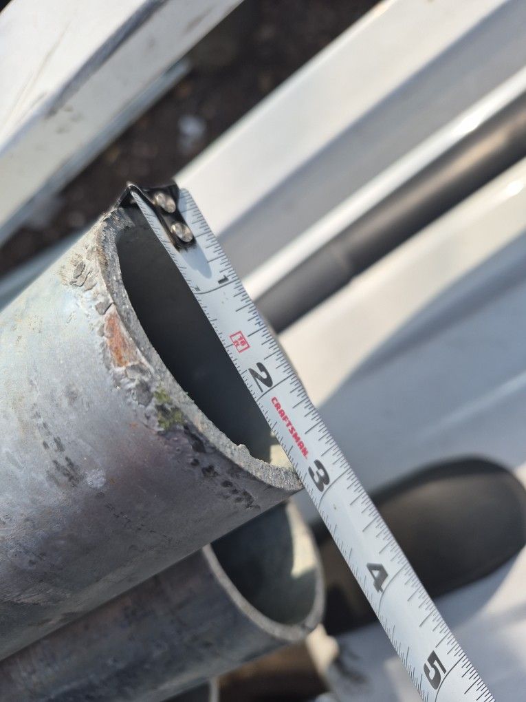 2 7/8 OD By 10ft Galvanized pipe schedule 40.
20 Dollars each