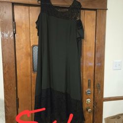 Womens Plus Size Black Dress 5xl