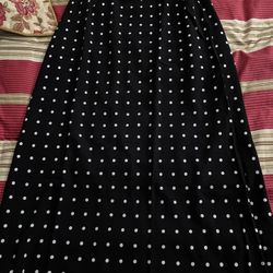 New With Tags Aeropostale Black Polka Dot Slip Skirt Several Sizes Xxs, XS, S, M